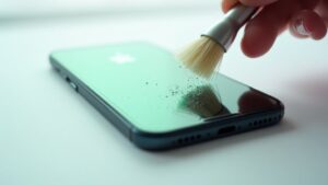 clean iphone speaker effectively