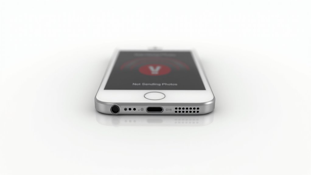 Niepowodzenie obrazu iMessage na iPhonie